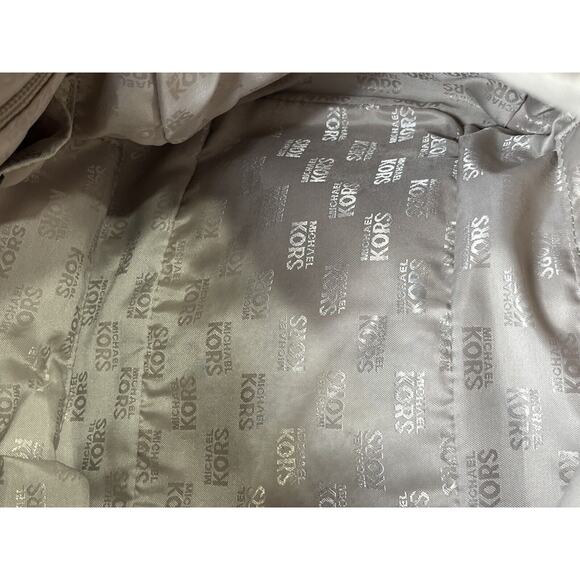 Michael Kors Authenticated Bristol Acorn Brown Leather Medium Satchel Gold‎ Tone - Picture 8 of 16